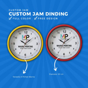 Custom Jam Dinding